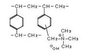 强碱性阴离子交换树脂Ⅰ型的结构