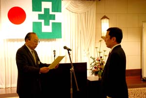 7月1日の表彰式の様子