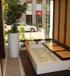 コモディオ汐留 足湯コーナーの画像