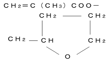 メタクリル酸テトラヒドロフルフリル化学式